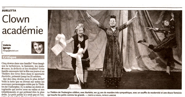 Véronique Provencher - article de journal